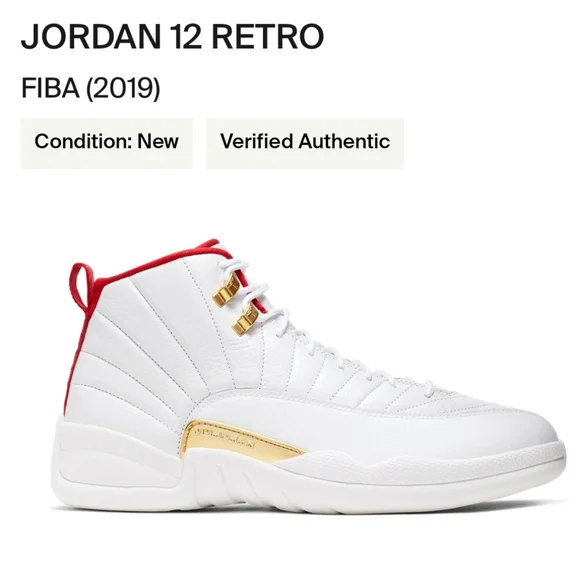 Men's Air Jordan 12 FIBA - Picture 5 of 10